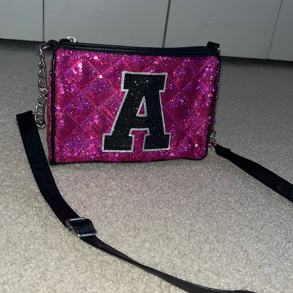 Girls Justice “A” Lettering Purse